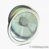 CD tin with clear...