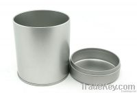Round Airtight Tea Tin, Round Chocolate Tin Can, Metal Tea Storage Can