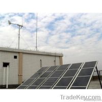 solar& wind hybrid street light system