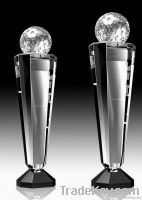 crystal trophy, crystal award, crystal artworks