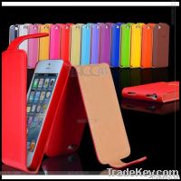 Up and Down Leather Case with mirror for the iPhone 5