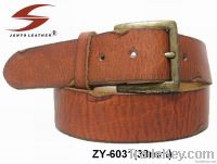 Mens genuine leather belt