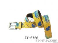 2012 New arrival fashion printing belts