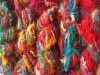 Recycled Silk Sari Fabric Yarn