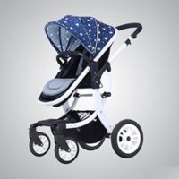 CoBaby High Landscape Baby Stroller, 2 in 1 Foldable Infant Pram, Chair/Bassinet Switchable, Design Patented