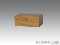 wood tea box with compartments