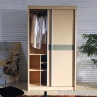 modern wardrobe with slide door