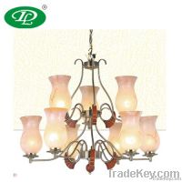 wood chandelier
