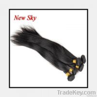 brazilian remy hair with natural color silky straight remy hair weft