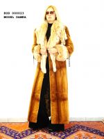 FUR COAT MINK FULL SKINS  SKIN TO SKIN