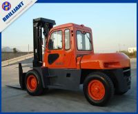 10T Diesel Cab Forklift With Wide Visibility Mast
