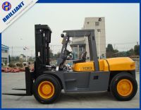 10T Diesel Forklift With Two Stage Wide View Mast