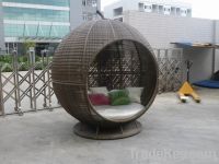 garden furniture wicker daybed with canopy