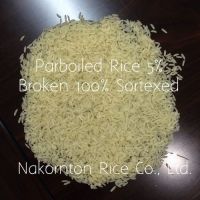 Parboiled Rice 5% Broken 100% Sortexed