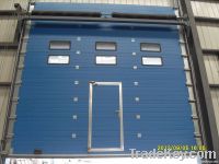 Industrial fire related sliding doors/gate with windows