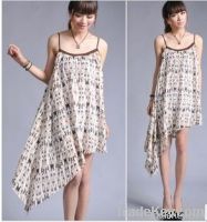 silk casual dress, silk fashion dress, skirt