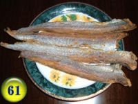 Dried spicy blue whiting