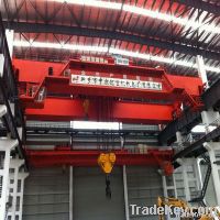 QD Type of Overhead Crane with Hook and lifting capacity of 500/100T