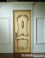 wood carved door