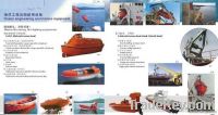 Supply lifeboat, rescue boat, davit