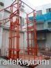 Chain guide type lifting platform