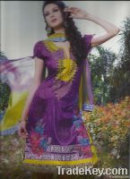 Beautiful, designer, printed, party wear salwar kameez