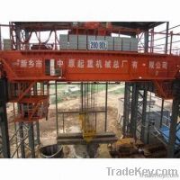 Overhead Crane with Hook and Lifting Capacity of 500/100T