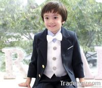 boys children black 5pieces 3 buttons suit western-style clothes