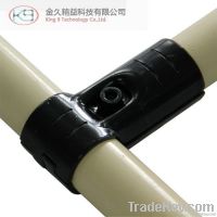 black electrophoresis metal joint bracket for flexible material handli