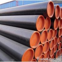 Welded steel pipe for oil line