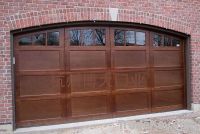 high quality lift solid wood garage door