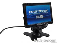 7'' stand alone monitor touch button with mp5 supported