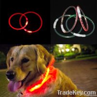 LED flashing dog collar