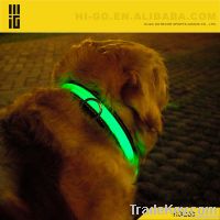 safety nylon LED flashing dog collar