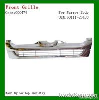 Front grille for toyota hiace