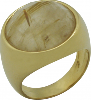 Gold Plated Ring with natural stone