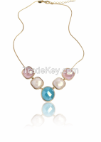 Brazilian Fashion Necklace with natural stone