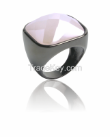 Brazilian Fashion Ring with natural stone