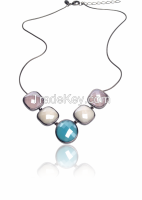 Brazilian Fashion Necklace with natural stone