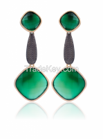 Brazilian Fashion Earring with natural stone