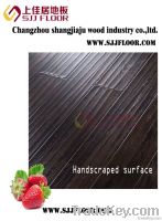 8mm/12mmLaminate flooring (sgs) handscraped