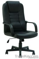 executive leather office rolling chair in black color