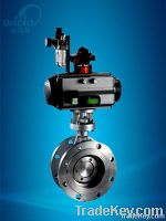 Pneumatic Flange Type Three-eccentric Center Butterfly Valve