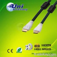 support 3D HDMI 1.4V CABLE 90degree Male to Male