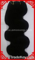 High quality 100% Chinese virgin remy hair body wave weaving