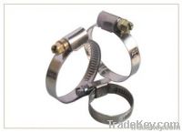 American / German type hose clamp / clip with stainless steel