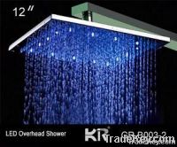 spa led light rainfall overhead shower head