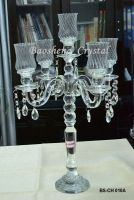 Hot sale! 5 Arms Votive Crystal Candle Holders &amp; Candelabra