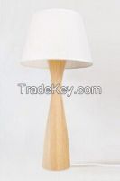 Oak table lamp