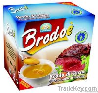 Organic meat broth